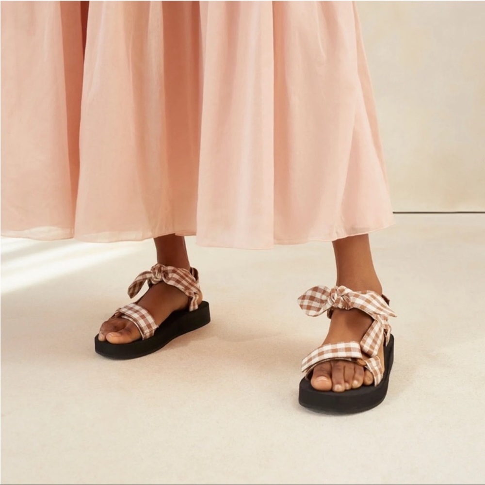 Loeffler Randall Maisie Gingham Sandals